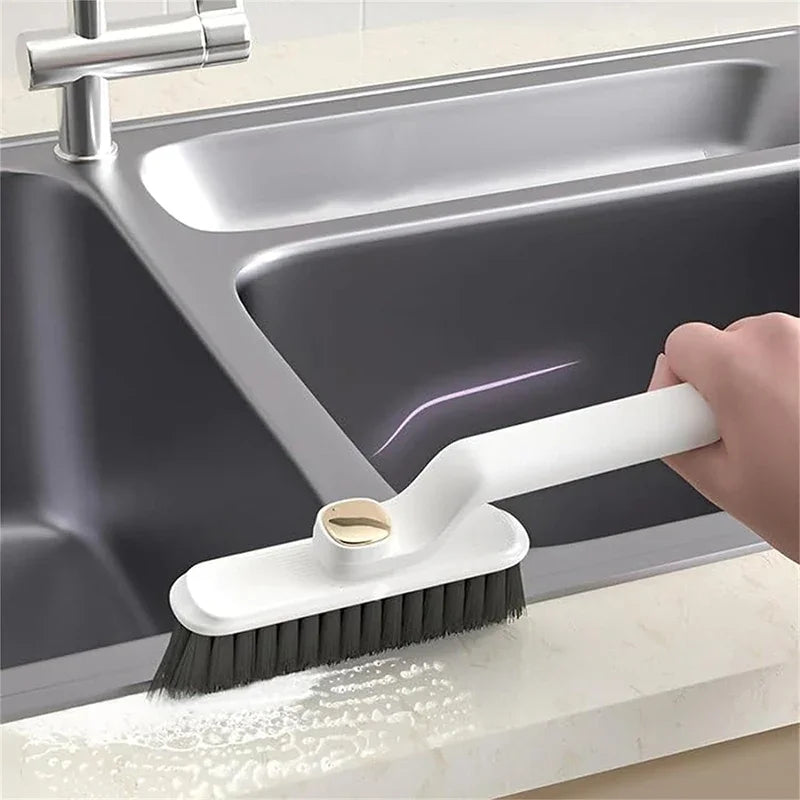 (Pack of 2) 3-in-1 Gap Cleaning Brush – V-Shaped Tile & Corner Scrubber