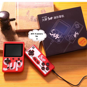 SUP Game Box 400 in 1 | Retro Handheld Gaming Console with Controller & Adapter