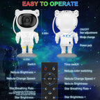 LED Astronaut Galaxy Projector Lamp – Rotating Star Night Light with Adjustable Projection