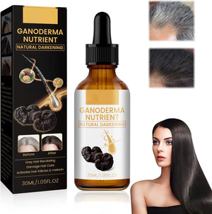 Black Hair Oil – Ganoderma Nutrient Natural Darkening Oil
