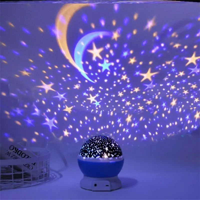 Star Master Galaxy Projector – LED Night Light with Star & Moon Projection (Multicolor)