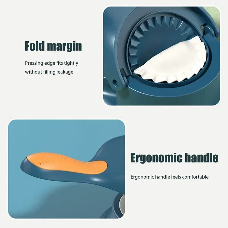 2 in 1 Dumpling & Samosa Maker – DIY Kitchen Tool | Easy Gujiya, Momos & Samosa Mould Press