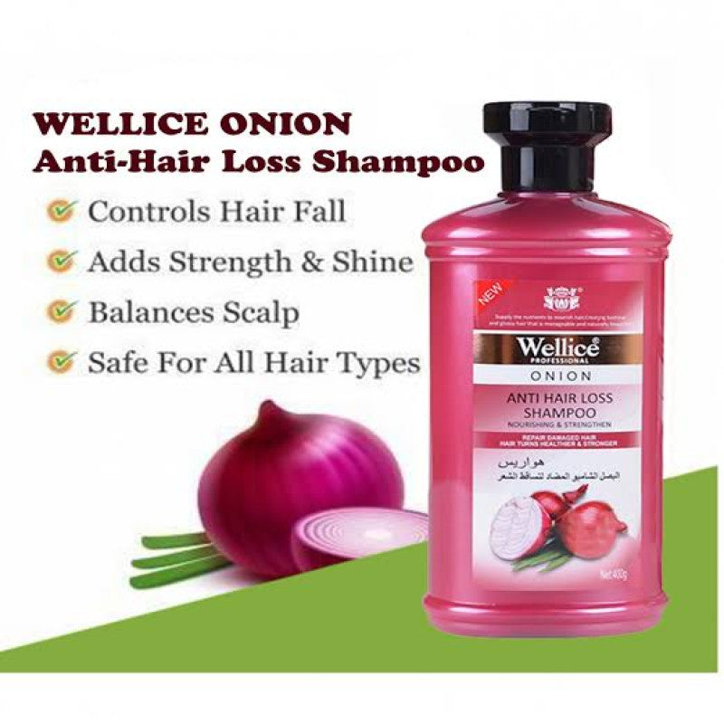 Onion Shampoo – Anti Hair Fall & Hair Growth Shampoo for Strong Smooth Hair