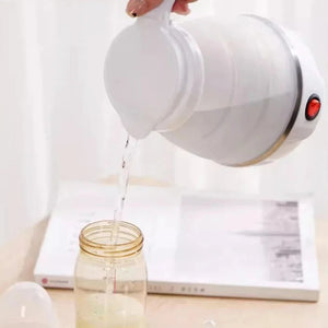 Foldable Electric Kettle – Portable Silicone Travel Kettle | Fast Boiling Mini Water Heater