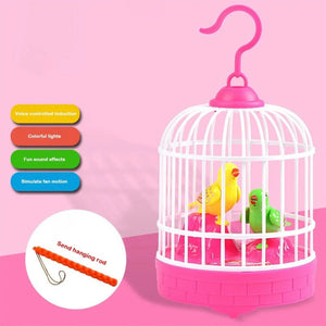 Bird Cage Toy for Kids – Musical Light-Up Bird Cage with Sound & Motion
