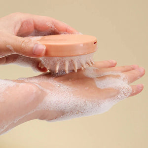 Pack of 2 Silicone Scalp Massage Shampoo Brush – Soft Hair & Scalp Cleaner