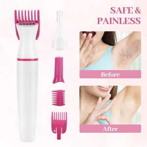 5 in 1 Ladies Electric Trimmer – Veet Style Waterproof Hair Removal Kit