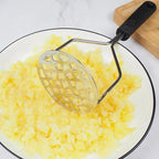 Potato Masher – Stainless Steel Hand Masher | Heavy Duty Vegetable & Fruit Masher