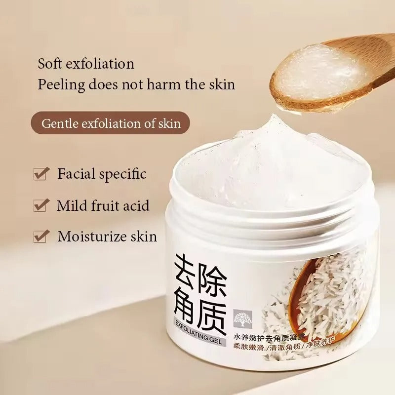 Bioaqua Rice Exfoliating Gel – Deep Cleansing Face Scrub