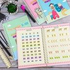 Children Writing Practice Book for Kids – Reusable Magic Copybook Set