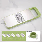 5 in 1 Vegetable Slicer Cutter – Multi Function Mandoline Slicer | Kitchen Chopper & Grater Tool
