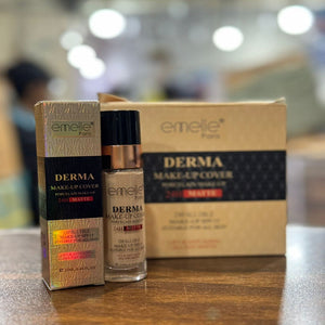 Emelie Paris Derma 24H Matte Foundation – Full Coverage Waterproof Long Lasting Makeup Base
