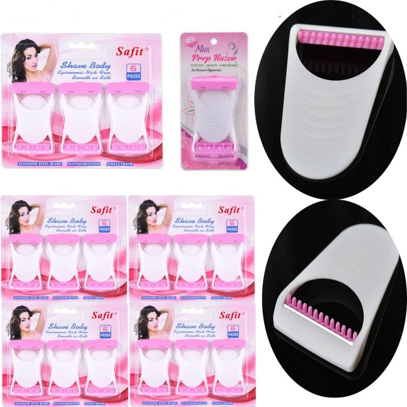 Safit Body Razor – Smooth Hair Removal Razor Pack | Safe & Easy Shaving (3 PCS Set)