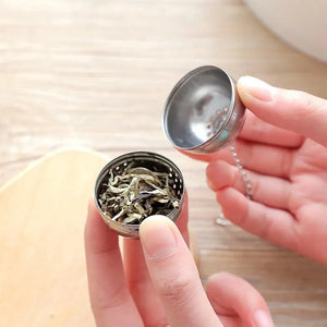Pack of 2 Tea Ball Infuser – Stainless Steel Loose Tea Strainer | Reusable Tea Filter with Chain