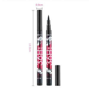 36H Waterproof Eyeliner Marker Pack of 2 – Long Lasting Smudge Proof Eye Liner Pen