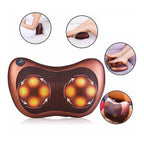 Car Pillow Massager – Electric Shiatsu Neck & Shoulder Massage Cushion with Heat