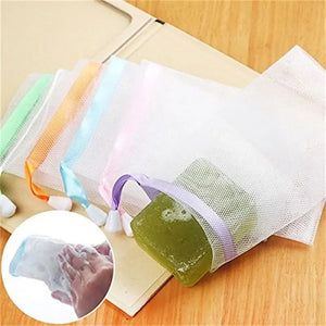 Pack of 3 Soap Saver Bag – Foaming Mesh Soap Net for Rich Lather & Zero Waste
