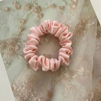 Scrunchies Pack of 4 – Soft Bow Hair Bands for Girls & Women