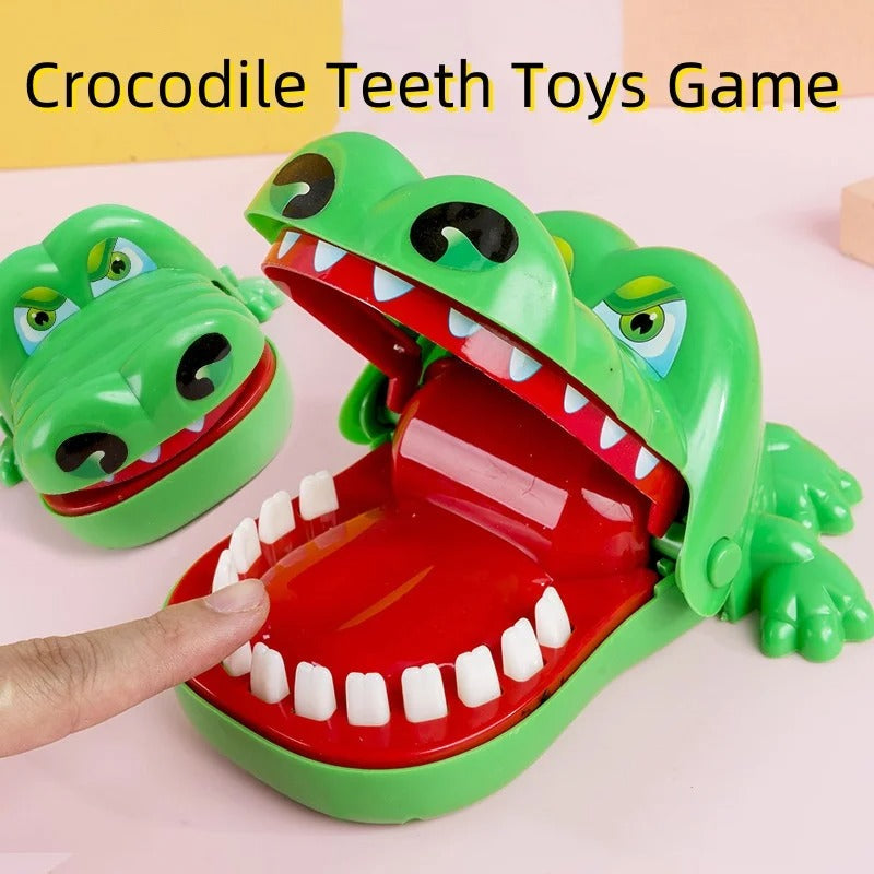 Crocodile Teeth Game Toy | Funny Bite Finger Family Game for Kids