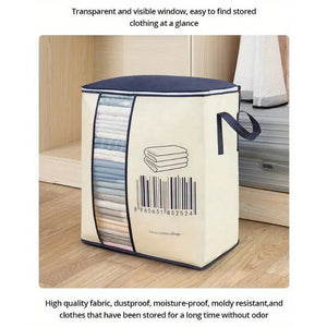 Pack of 2 Peach Storage Bag – Large Clothes & Bedding Organizer with Handles