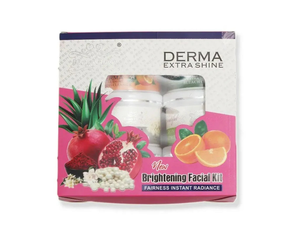 Derma Facial Kit 7-in-1 – Complete Brightening & Glow Skin Care Set