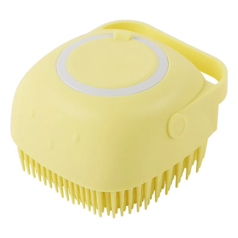 Silicone Bath Brush with Soap Dispenser – 2 in 1 Body Scrubber & Skin Massager