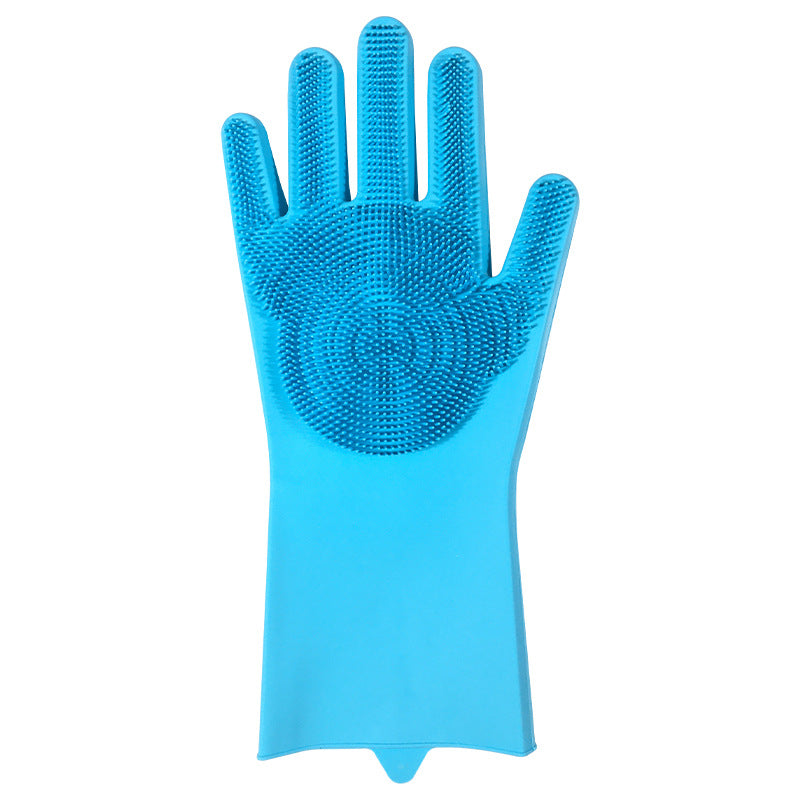 Silicone Washing Gloves – Multi Purpose Cleaning & Dishwashing Gloves with Scrubber