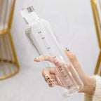 Transparent Scale Water Bottle – Large Capacity Hydration Tracker Bottle