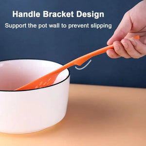 Multi-Purpose Pasta Spoon – Cooking Strainer Skimmer Spoon | Heat Resistant Kitchen Serving Spoon