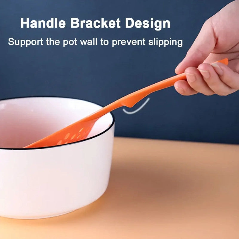 Multi-Purpose Pasta Spoon – Cooking Strainer Skimmer Spoon | Heat Resistant Kitchen Serving Spoon