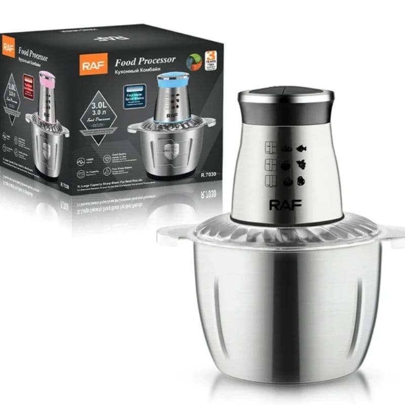 RAF Food Chopper 3L R7032 – Electric Meat & Vegetable Chopper | Powerful Kitchen Processor