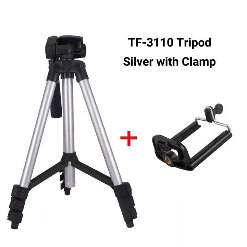 Adjustable Mobile & Camera Tripod Stand – Portable Lightweight Tripod