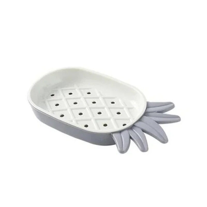 Pineapple Soap Holder – Cute Drain Soap Dish with Tray | Bathroom & Kitchen Soap Stand