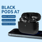 Wireless Bluetooth Earbuds (Black) – HD Sound, Noise Reduction & Charging Case