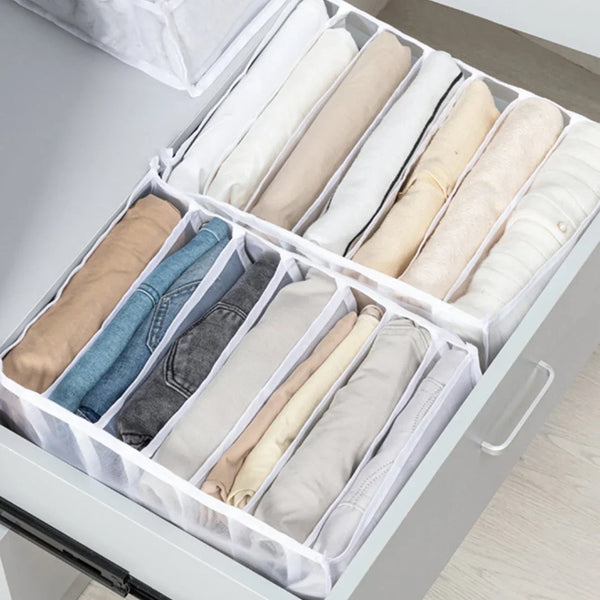 T-Shirt Wardrobe Organizer – Foldable Drawer Clothes Divider