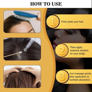 Black Hair Oil – Ganoderma Nutrient Natural Darkening Oil