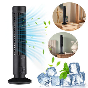 Portable Tower Fan – Slim Mini Cooling Fan | Quiet Air Circulator for Home & Office