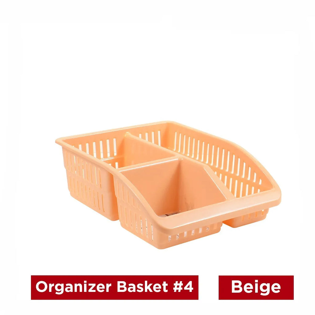 Organizer Basket #4 – Multi-Purpose Plastic Storage Basket | Kitchen, Fridge & Home Organizer