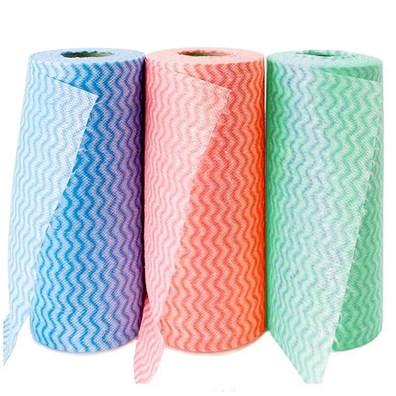 Kitchen Cleaning Tissue Roll (Small) – Reusable Dish Cleaning Cloth | Multi Purpose Kitchen Wipes