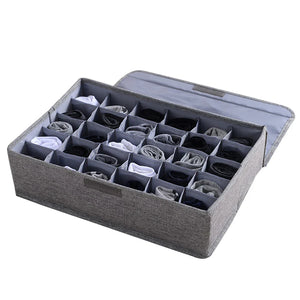 Socks Organizer Box – Drawer Storage with Multiple Compartments