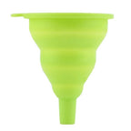 Pack of 3 Silicone Funnel (Collapsible) – Foldable Kitchen Funnel | Oil, Liquid & Bottle Filling Tool (Space Saving Design)