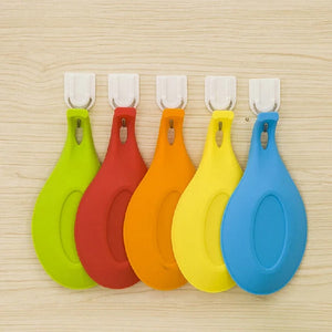 Pack of 2 Spoon Rest – Kitchen Spoon Holder Tray | Heat Resistant Utensil Rest (Mess-Free Cooking)