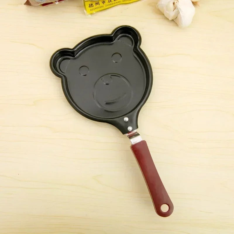 Mini Nonstick Egg Frying Pan – Cute Shape Omelette & Pancake Maker | Heart, Star & Cartoon Design Pan