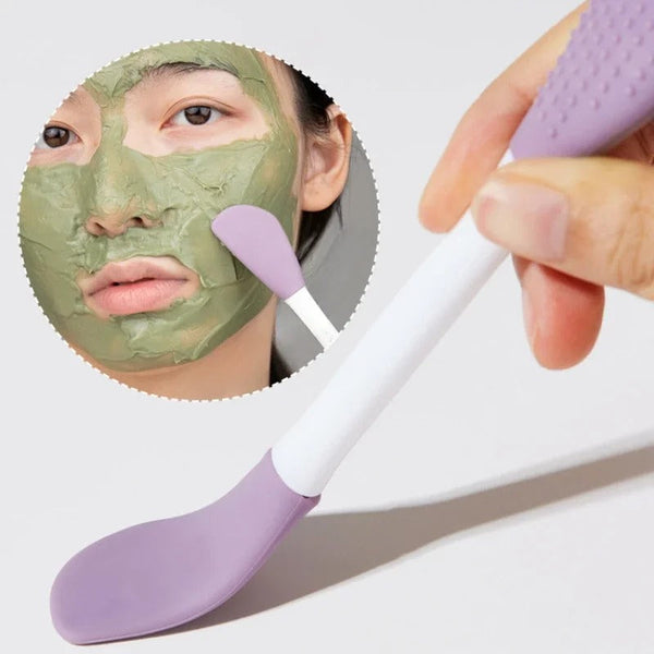 Pack of 2 Silicone Face Mask Brush – Soft Applicator for Skincare & Facial Masks