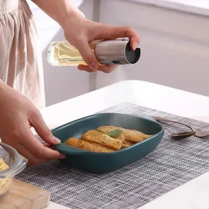 Oil Spray Bottle – Refillable Cooking Oil Sprayer | Kitchen BBQ Olive Oil Dispenser