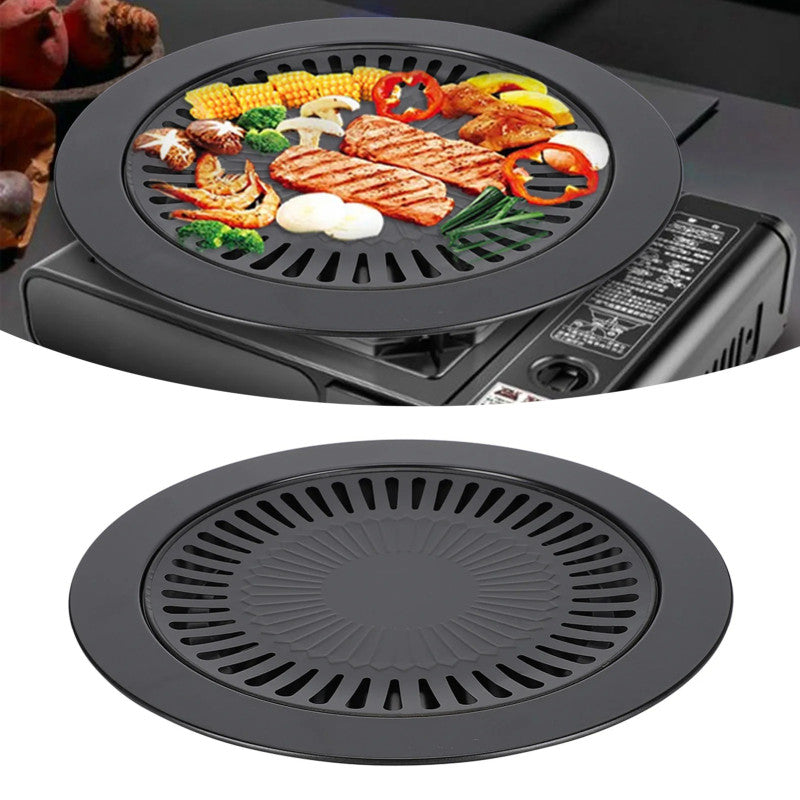 Stove Top BBQ Grill Pan – Non-Stick Portable Grill for Gas Stove | Indoor BBQ & Steak Grill Plate