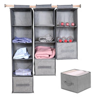5 Layer Hanging Almari Organizer – Foldable Closet Storage Bag