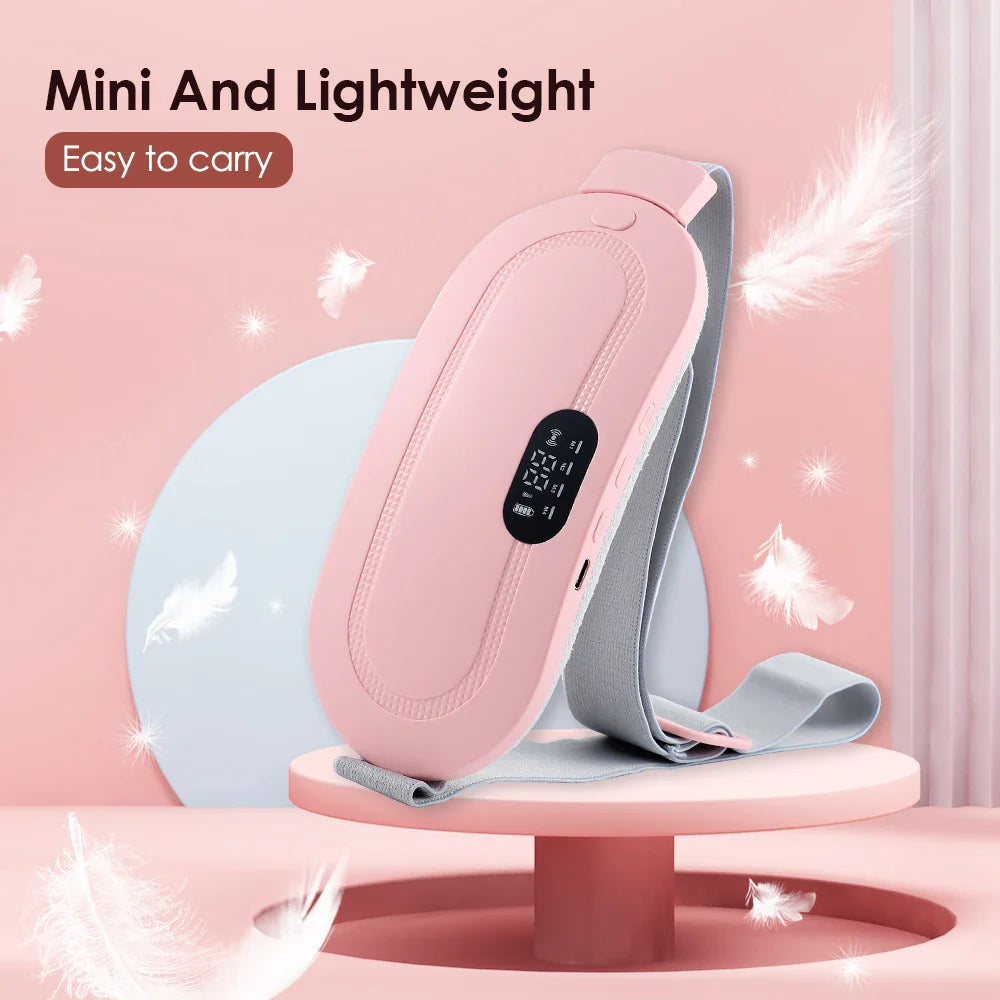 Menstrual Pain Relief Belt – Rechargeable Heating Waist Belt for Period Cramps & Back Pain