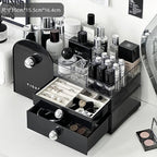 Luxury Cosmetic Organizer with Drawers – Premium Makeup & Skincare Storage Box