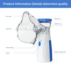 Portable Mesh Nebulizer Machine | USB Rechargeable Silent Nebulizer for Kids & Adults
